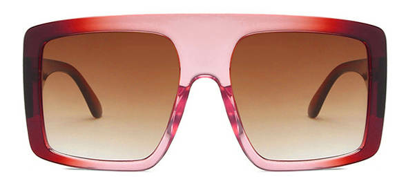 Chic Oversized Sunglasses for Women Men Big Flat Top Fashion