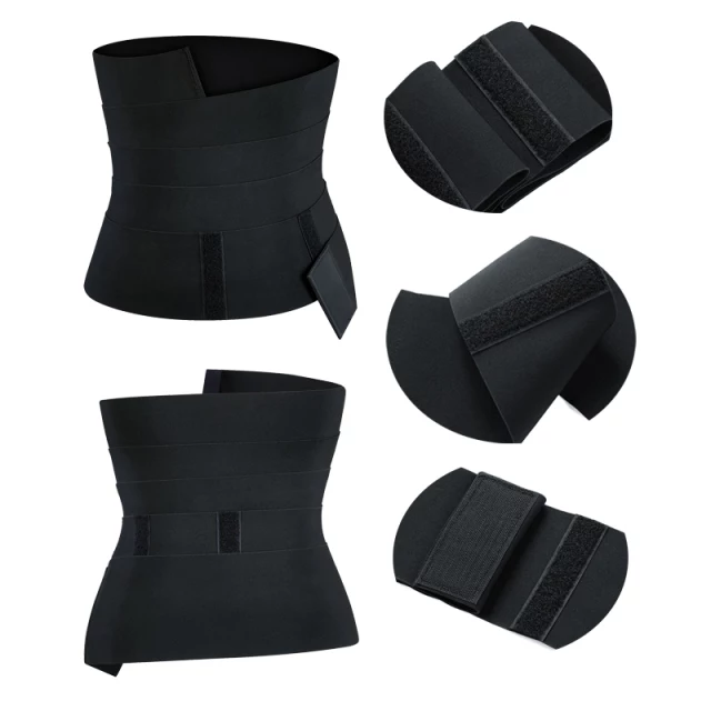 Invisible Tummy Waist Trainer for Women Waist Wraps for Stomach Snatch Me Up Bandage Tummy Body Belly Trimmer Wrap