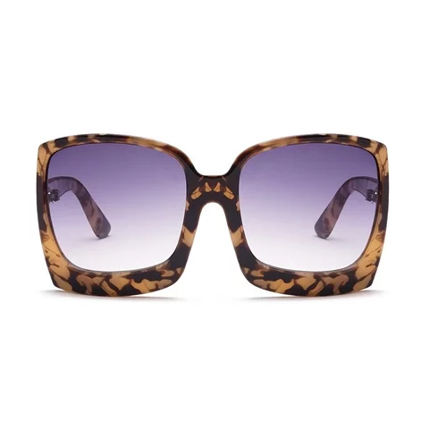 Chic Oversized Sunglasses for Women Men Big Flat Top Fashion-DES