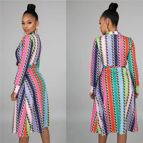 Mulan Women Bodycon Color Dress Party Office Dress Work with Split