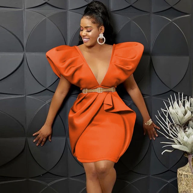 Thalia V Neck Butterfly Sleeve Belted Jumpsuit Dress