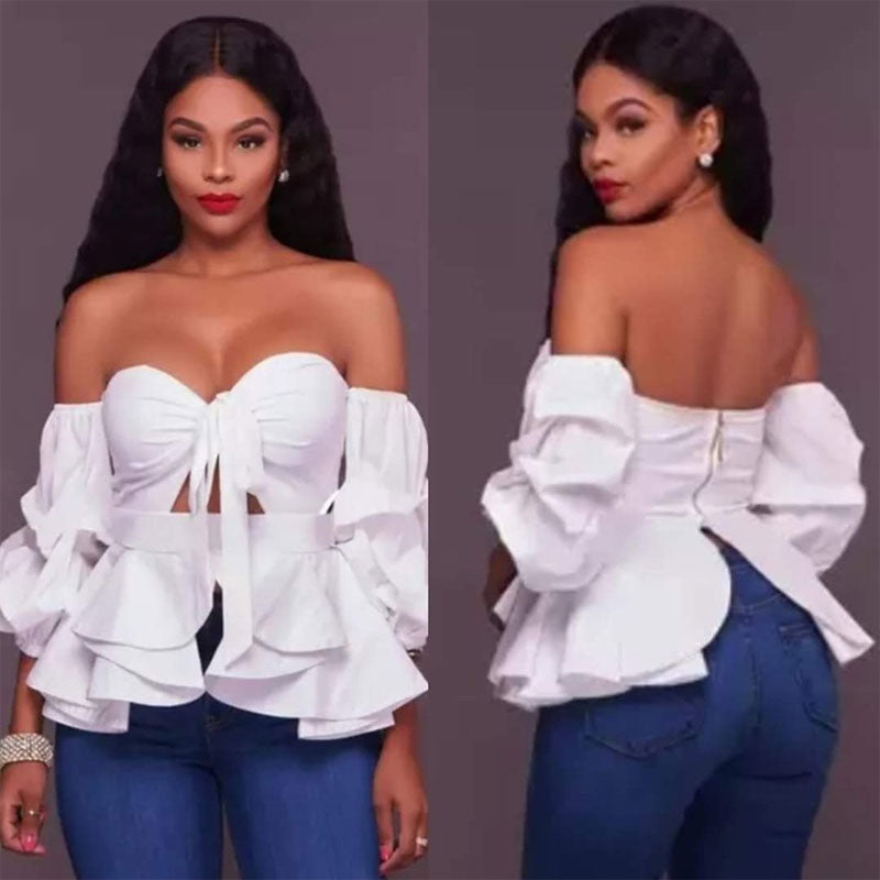 Bailey Off Shoulder Ruffle Top
