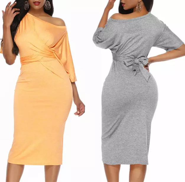 Amelia Asymmetrical Women One Shoulder Ruched Bodycon Mini Dress Puff Long Sleeve Cocktail Party Formal Wedding Guest Short Dress