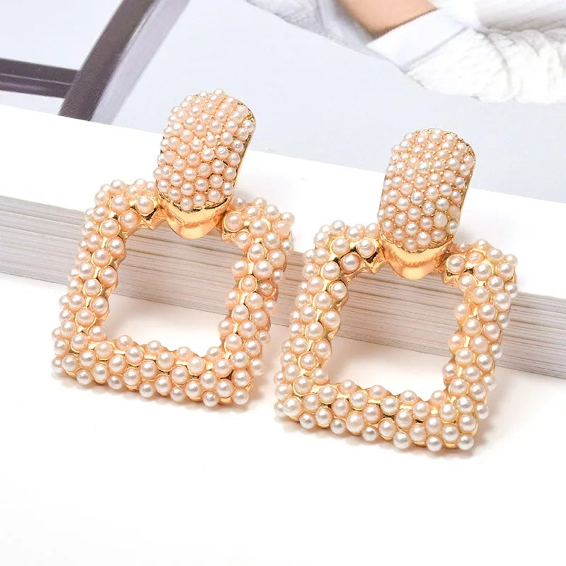 Abbie Pearl Drop Earrings for Women Perfect gift for Her, Wife, Mom, Girlfriend