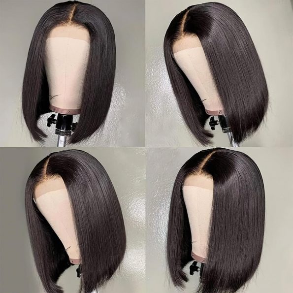 100% 13*4 Human Virgin Frontal Wig-Bob for Women