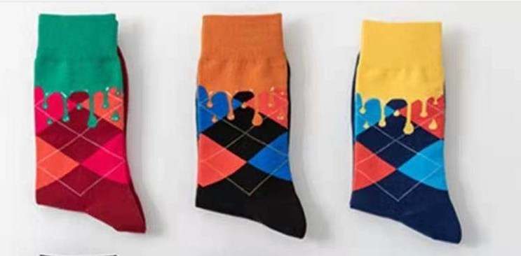 Men's Seamless Premium Combed Cotton Dress Socks