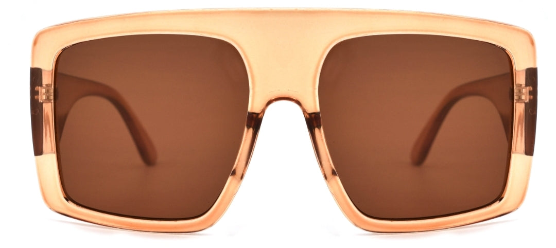 Chic Oversized Sunglasses for Women Men Big Flat Top Fashion