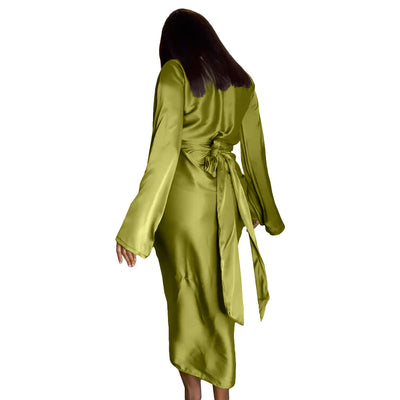 Sage Silk Two Skirt Piece Green|Apricot|Black