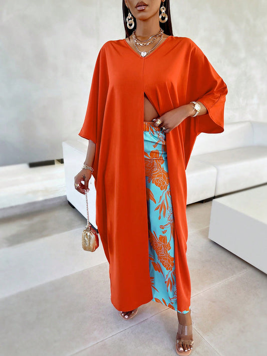 Jaycee Split Batwing Two Piece