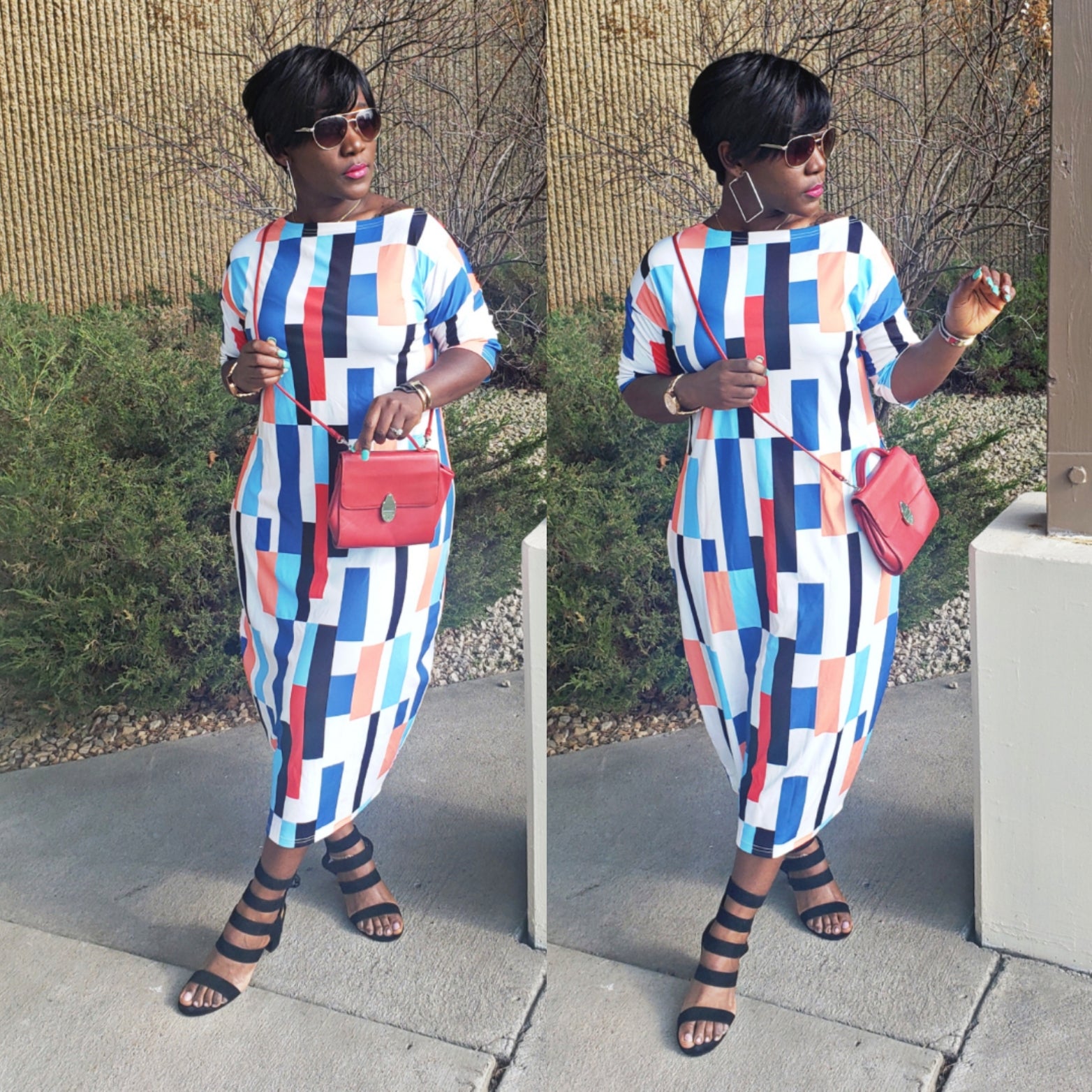 Floral print maxi dress with pockets outlet